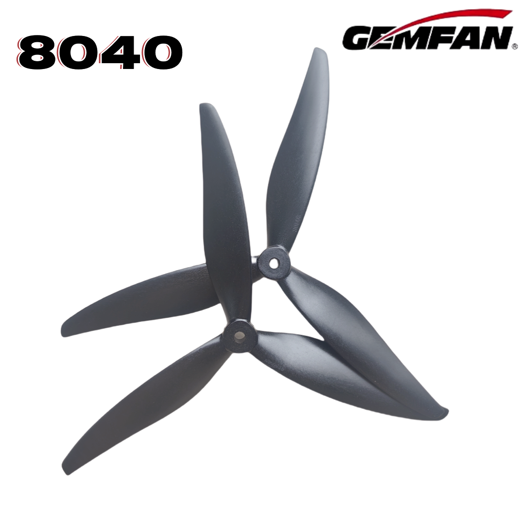 Drone Racing Motor - Gemfan 8040 8X4X3 3-Blade 8-Inch Baling-Baling