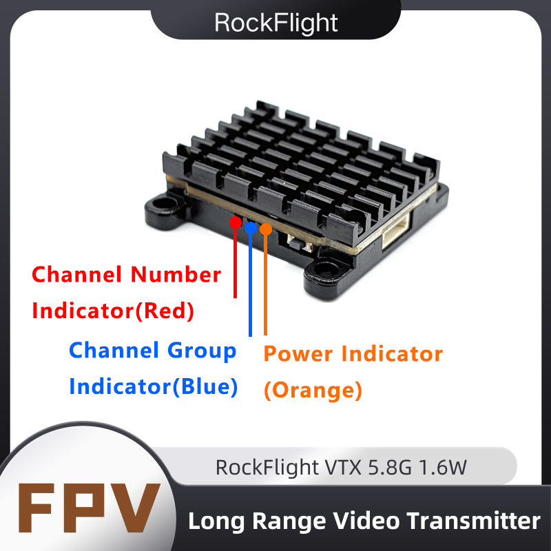 RockFlight TX663 VTX 5.8G 48CH - Drone Racing Frame ulasan dan harga