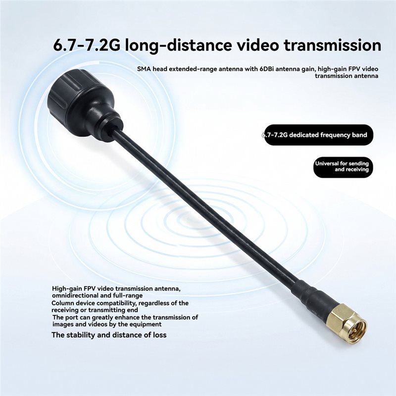 [BARU!A25P】 Antena SMA 6.7-7.2 - Drone Racing Antenna ulasan dan harga